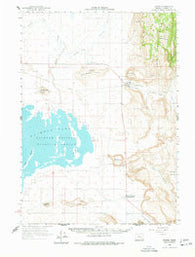 Crane Oregon Historical topographic map, 1:62500 scale, 15 X 15 Minute, Year 1960