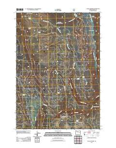 Crane Prairie Oregon Historical topographic map, 1:24000 scale, 7.5 X 7.5 Minute, Year 2011
