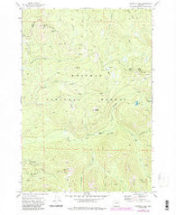 Crawfish Lake Oregon Historical topographic map, 1:24000 scale, 7.5 X 7.5 Minute, Year 1972