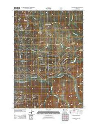 Crawfish Lake Oregon Historical topographic map, 1:24000 scale, 7.5 X 7.5 Minute, Year 2011