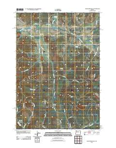 Crawfordsville Oregon Historical topographic map, 1:24000 scale, 7.5 X 7.5 Minute, Year 2011