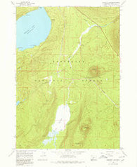Crescent Lake Oregon Historical topographic map, 1:24000 scale, 7.5 X 7.5 Minute, Year 1967