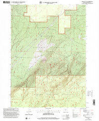 Crescent NE Oregon Historical topographic map, 1:24000 scale, 7.5 X 7.5 Minute, Year 1999