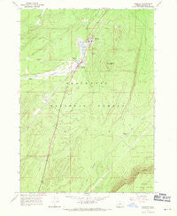 Crescent Oregon Historical topographic map, 1:24000 scale, 7.5 X 7.5 Minute, Year 1967