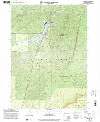 Crescent Oregon Historical topographic map, 1:24000 scale, 7.5 X 7.5 Minute, Year 1999