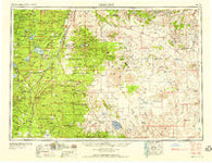 Crescent Oregon Historical topographic map, 1:250000 scale, 1 X 2 Degree, Year 1958