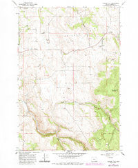 Cricket Flat Oregon Historical topographic map, 1:24000 scale, 7.5 X 7.5 Minute, Year 1964