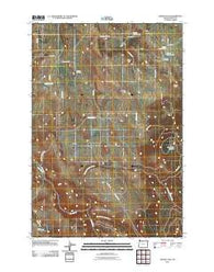 Cricket Flat Oregon Historical topographic map, 1:24000 scale, 7.5 X 7.5 Minute, Year 2011