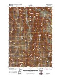 Criterion Oregon Historical topographic map, 1:24000 scale, 7.5 X 7.5 Minute, Year 2011