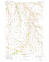 Criterion Oregon Historical topographic map, 1:24000 scale, 7.5 X 7.5 Minute, Year 1971