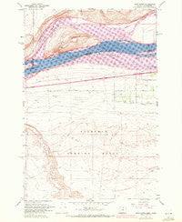Crow Butte Washington Historical topographic map, 1:24000 scale, 7.5 X 7.5 Minute, Year 1962