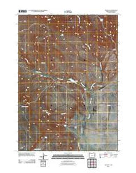 Crowley Oregon Historical topographic map, 1:24000 scale, 7.5 X 7.5 Minute, Year 2011