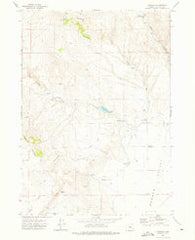 Crowley Oregon Historical topographic map, 1:24000 scale, 7.5 X 7.5 Minute, Year 1972