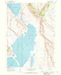 Crump Lake Oregon Historical topographic map, 1:24000 scale, 7.5 X 7.5 Minute, Year 1967