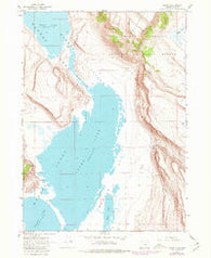 Crump Lake Oregon Historical topographic map, 1:24000 scale, 7.5 X 7.5 Minute, Year 1967