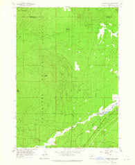 Cryder Butte Oregon Historical topographic map, 1:24000 scale, 7.5 X 7.5 Minute, Year 1963
