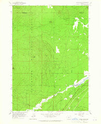 Cryder Butte Oregon Historical topographic map, 1:24000 scale, 7.5 X 7.5 Minute, Year 1963