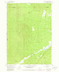 Cryder Butte Oregon Historical topographic map, 1:24000 scale, 7.5 X 7.5 Minute, Year 1963