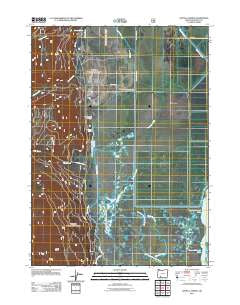 Crystal Spring Oregon Historical topographic map, 1:24000 scale, 7.5 X 7.5 Minute, Year 2011