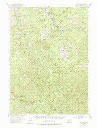 Culp Creek Oregon Historical topographic map, 1:62500 scale, 15 X 15 Minute, Year 1955