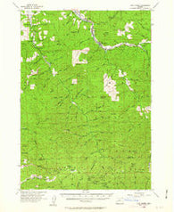 Culp Creek Oregon Historical topographic map, 1:62500 scale, 15 X 15 Minute, Year 1955
