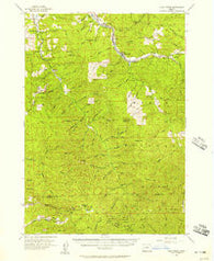 Culp Creek Oregon Historical topographic map, 1:62500 scale, 15 X 15 Minute, Year 1955