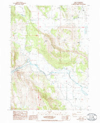 Dairy Oregon Historical topographic map, 1:24000 scale, 7.5 X 7.5 Minute, Year 1985