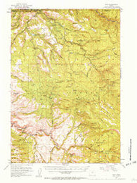 Dale Oregon Historical topographic map, 1:62500 scale, 15 X 15 Minute, Year 1951