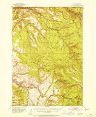 Dale Oregon Historical topographic map, 1:62500 scale, 15 X 15 Minute, Year 1951