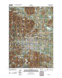 Dallas Oregon Historical topographic map, 1:24000 scale, 7.5 X 7.5 Minute, Year 2011