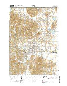 Dallas Oregon Current topographic map, 1:24000 scale, 7.5 X 7.5 Minute, Year 2014
