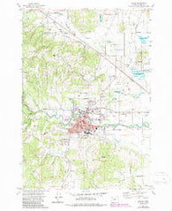 Dallas Oregon Historical topographic map, 1:24000 scale, 7.5 X 7.5 Minute, Year 1974