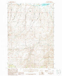Daly Creek Oregon Historical topographic map, 1:24000 scale, 7.5 X 7.5 Minute, Year 1987
