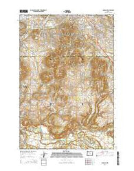 Damascus Oregon Current topographic map, 1:24000 scale, 7.5 X 7.5 Minute, Year 2014