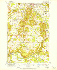 Damascus Oregon Historical topographic map, 1:24000 scale, 7.5 X 7.5 Minute, Year 1954