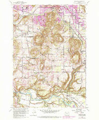 Damascus Oregon Historical topographic map, 1:24000 scale, 7.5 X 7.5 Minute, Year 1961