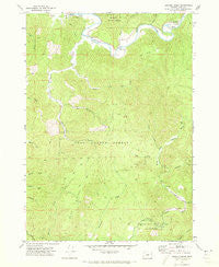 Daniels Creek Oregon Historical topographic map, 1:24000 scale, 7.5 X 7.5 Minute, Year 1971
