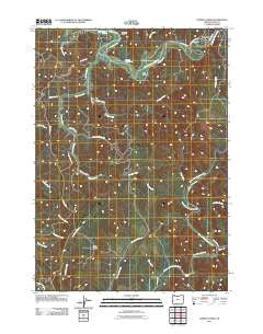 Daniels Creek Oregon Historical topographic map, 1:24000 scale, 7.5 X 7.5 Minute, Year 2011