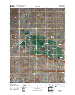 Danner Oregon Historical topographic map, 1:24000 scale, 7.5 X 7.5 Minute, Year 2011