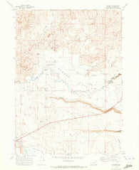 Danner Oregon Historical topographic map, 1:24000 scale, 7.5 X 7.5 Minute, Year 1969