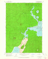 Davis Mountain Oregon Historical topographic map, 1:24000 scale, 7.5 X 7.5 Minute, Year 1963