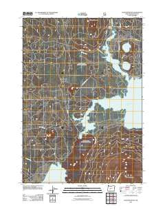 Davis Mountain Oregon Historical topographic map, 1:24000 scale, 7.5 X 7.5 Minute, Year 2011