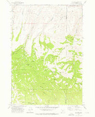 Day Basin Oregon Historical topographic map, 1:24000 scale, 7.5 X 7.5 Minute, Year 1972