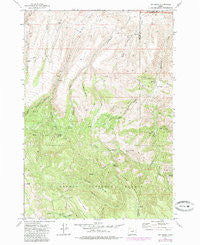 Day Basin Oregon Historical topographic map, 1:24000 scale, 7.5 X 7.5 Minute, Year 1972