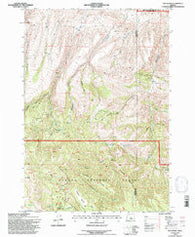 Day Basin Oregon Historical topographic map, 1:24000 scale, 7.5 X 7.5 Minute, Year 1992