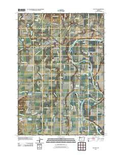 Dayton Oregon Historical topographic map, 1:24000 scale, 7.5 X 7.5 Minute, Year 2011