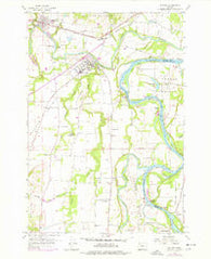 Dayton Oregon Historical topographic map, 1:24000 scale, 7.5 X 7.5 Minute, Year 1957