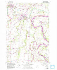 Dayton Oregon Historical topographic map, 1:24000 scale, 7.5 X 7.5 Minute, Year 1957