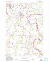 Dayton Oregon Historical topographic map, 1:24000 scale, 7.5 X 7.5 Minute, Year 1957