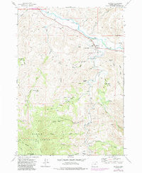 Dayville Oregon Historical topographic map, 1:24000 scale, 7.5 X 7.5 Minute, Year 1972